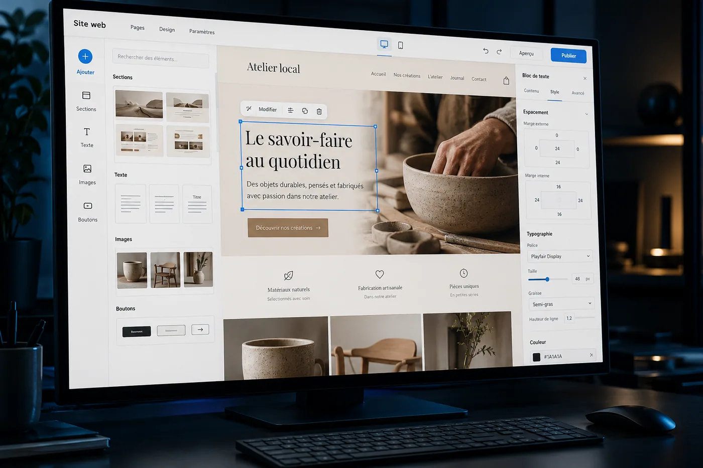 Création de site web professionnel, A-PULSE Présence digitale