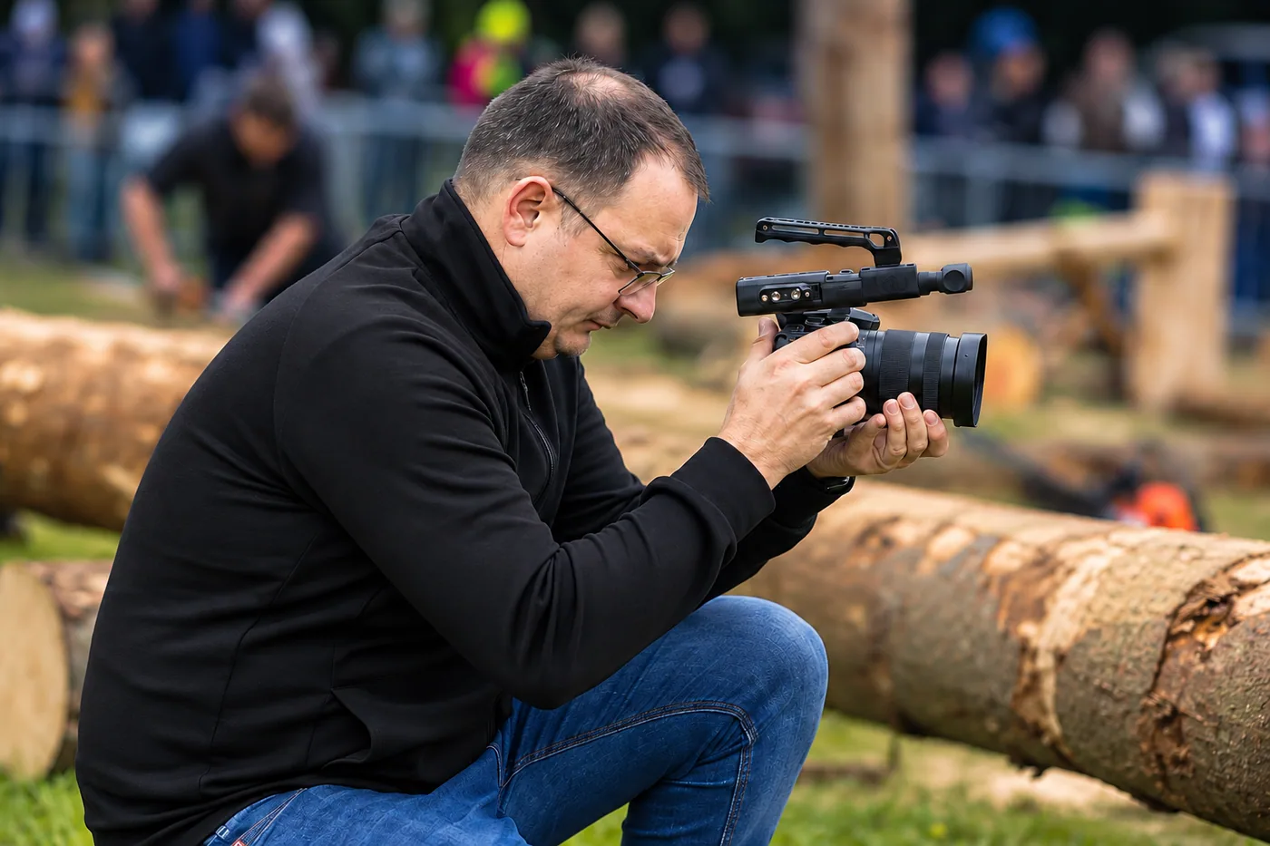 Photographe professionnel en action, A-PULSE Photo et Vidéo